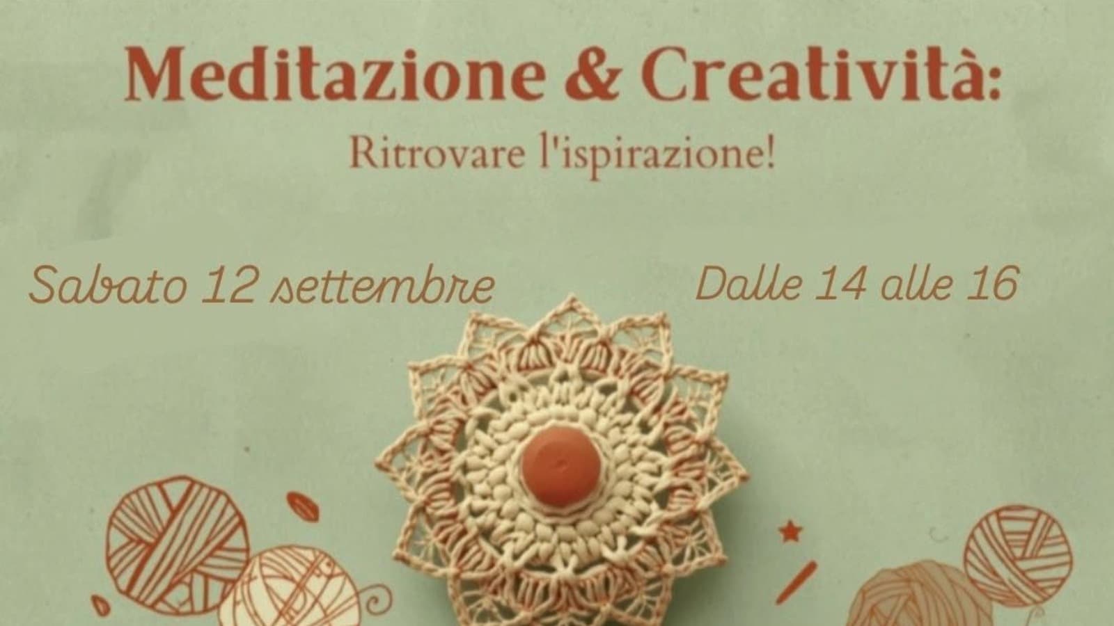 meditazione & creatività : creazione mandala con uncinetto