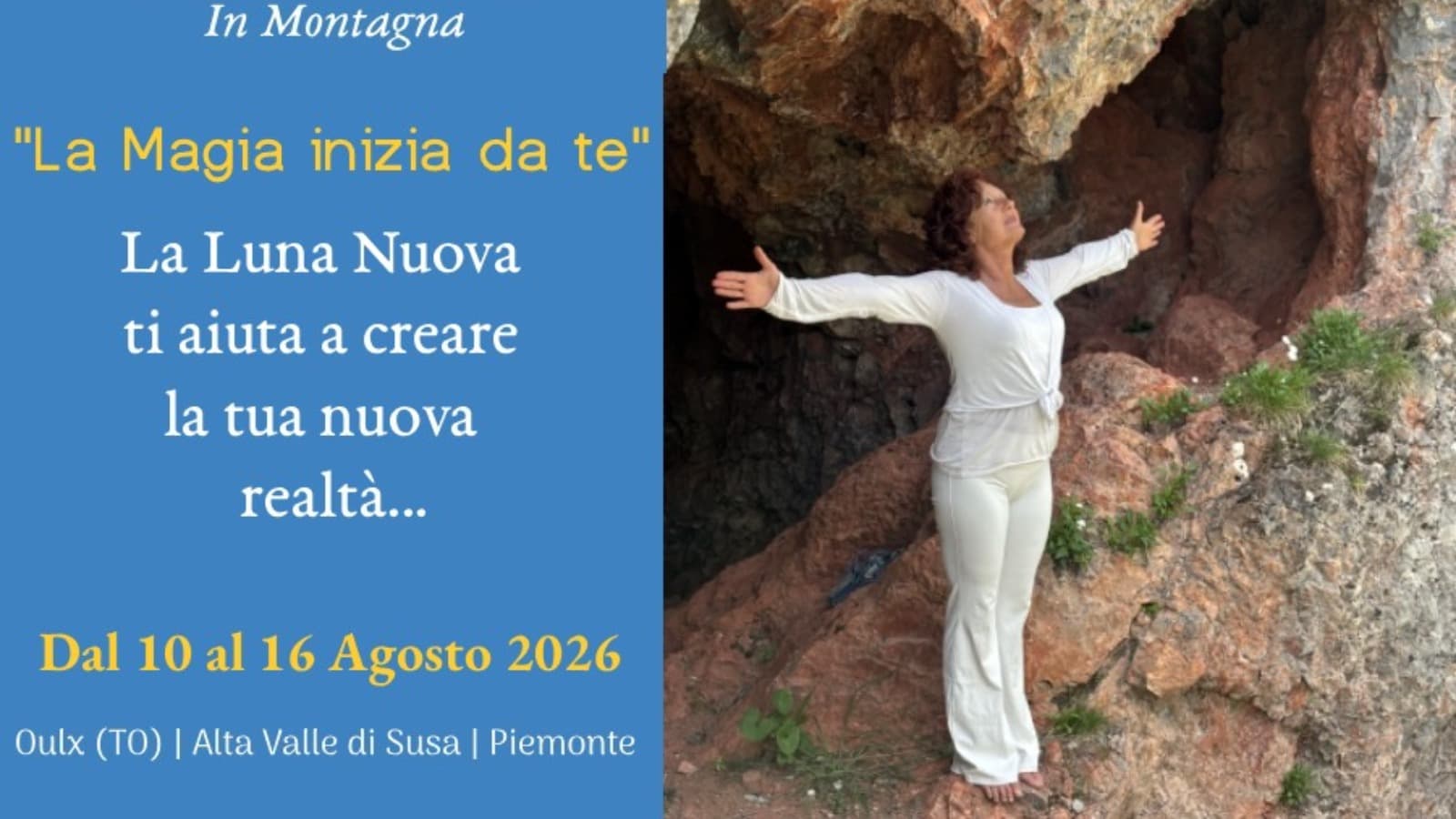 Vacanza NaturYoga® in montagna: "La Magia inizia da te" | 10 - 16 Agosto 2026