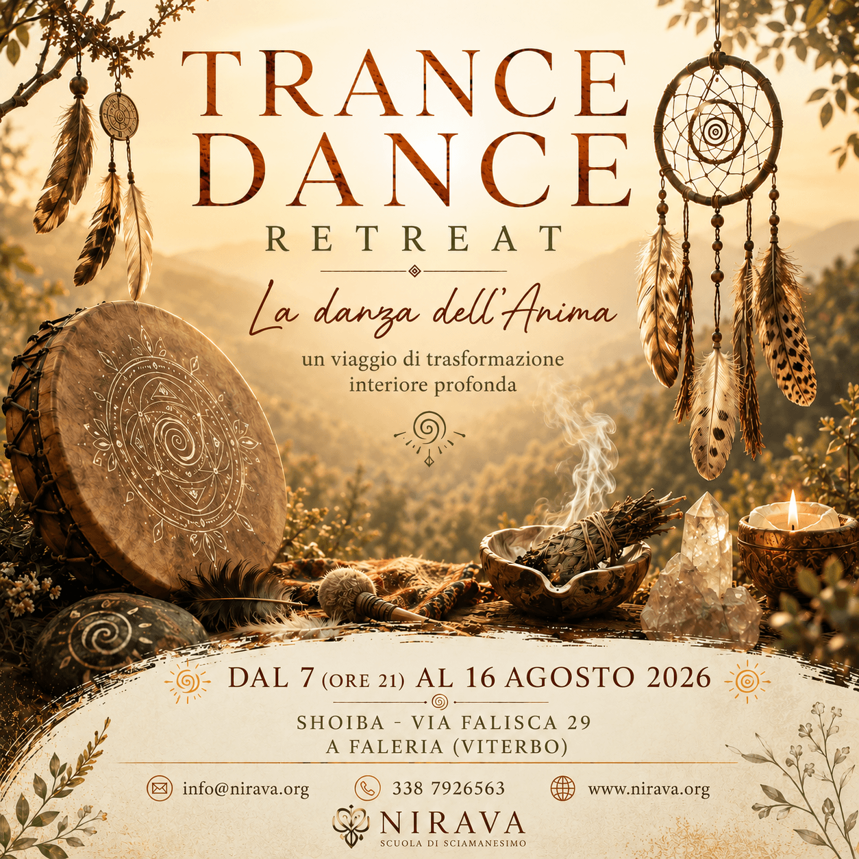 TRANCE DANCE RETREAT - LA DANZA DELL'ANIMA - RITIRO