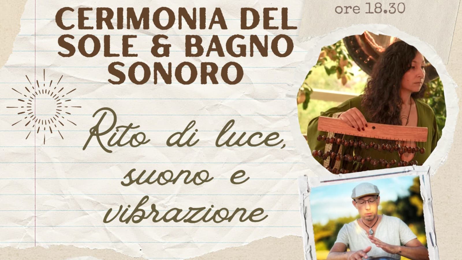 Cerimonia del Sole&Bagno sonoro