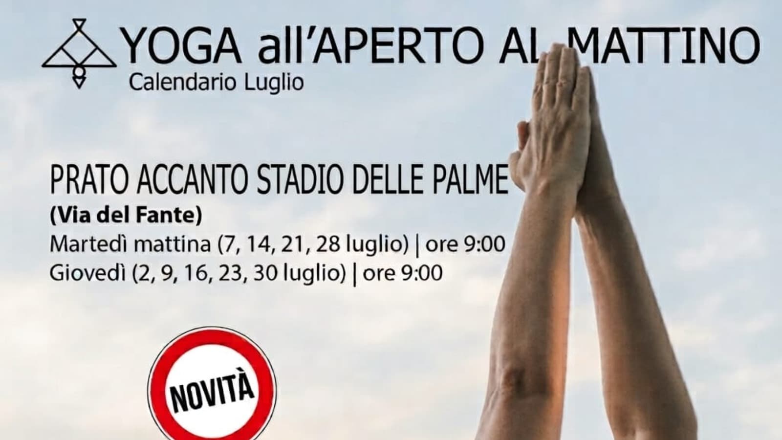 Yoga all'Aperto al mattino - Centro di Cultura Rishi